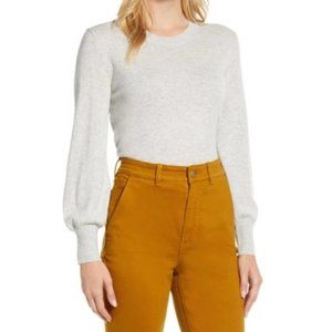 Everlane cashmere lantern sleeve sweater
